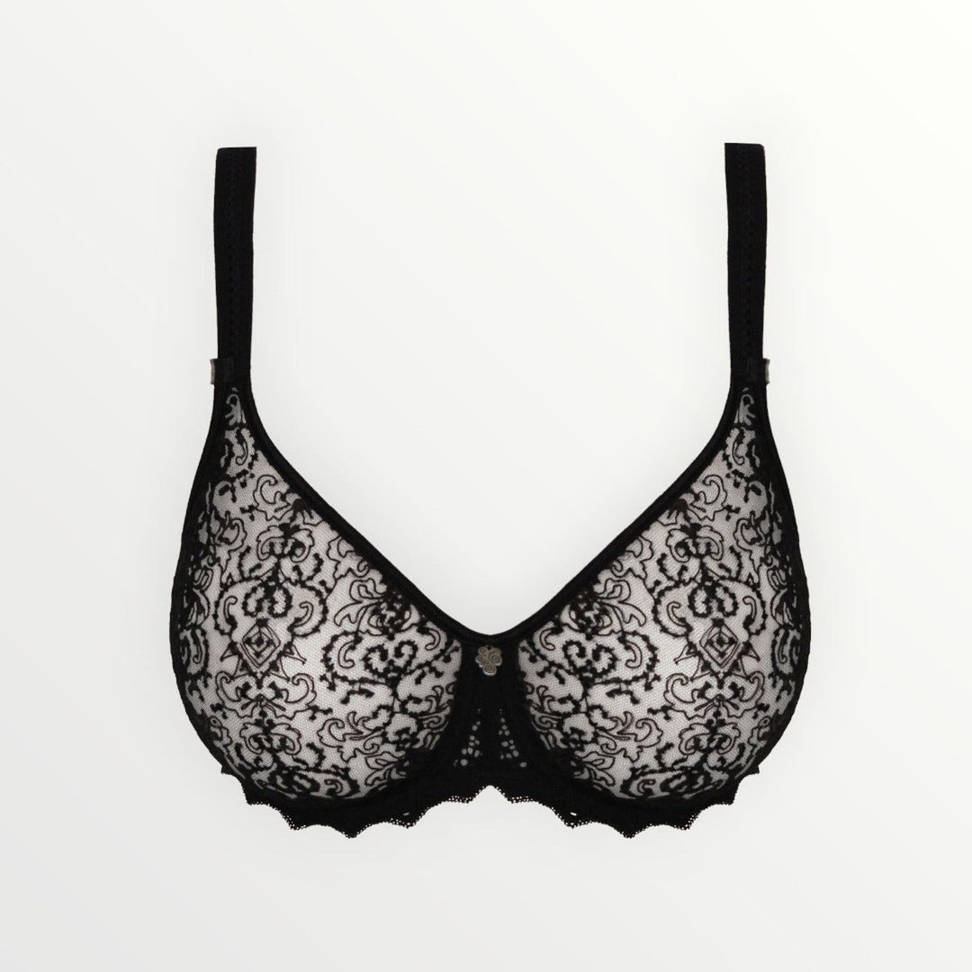 Enpreinte,Empreinte Seamless Bra, French Lingerie, Bra, Black Bra