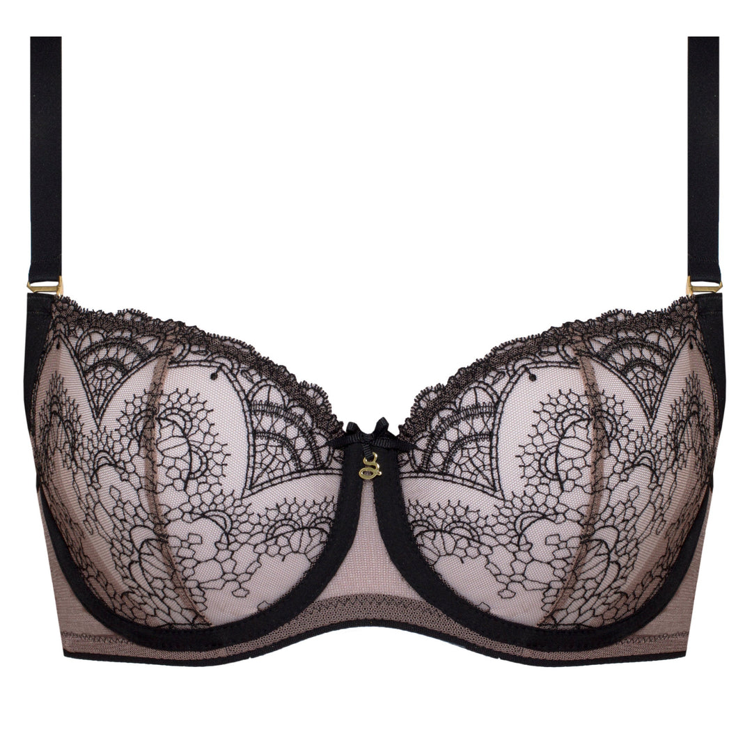 Samanta Polish full bust balcony half cup bra