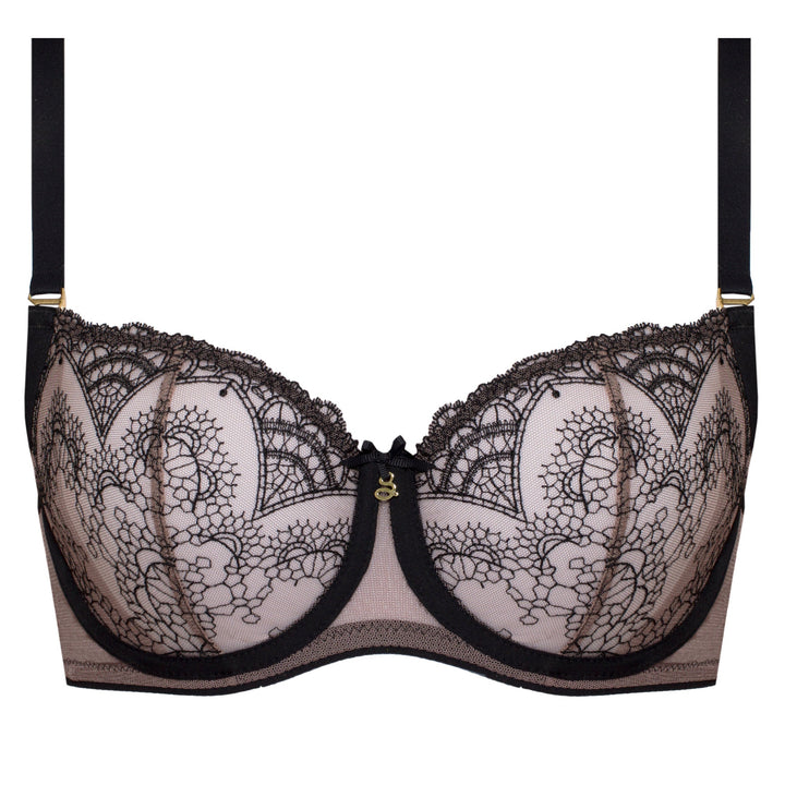 Samanta Polish full bust balcony half cup bra