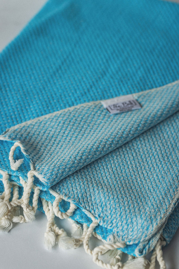 Waffle Weave Turkish Bath Towel – 40”x70” Organic Cotton, Soft & Absorbent