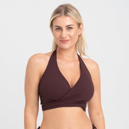 Venus Wrap Top Bikini | Cocoa