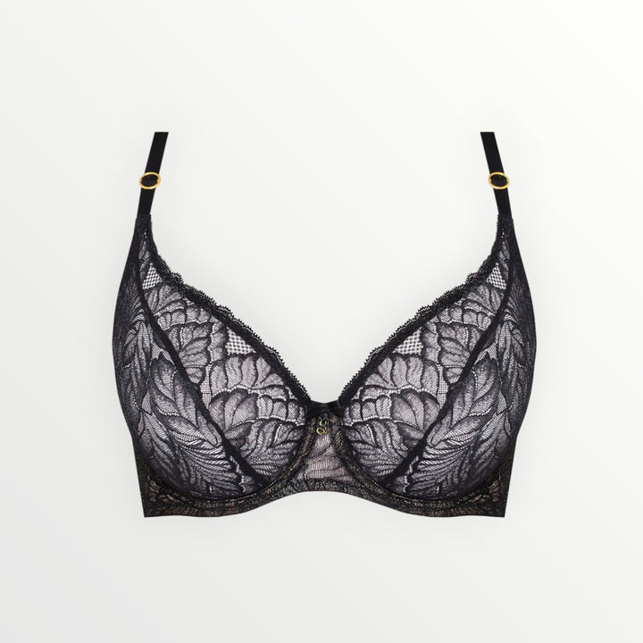 Amelia High Apex Bra | Black
