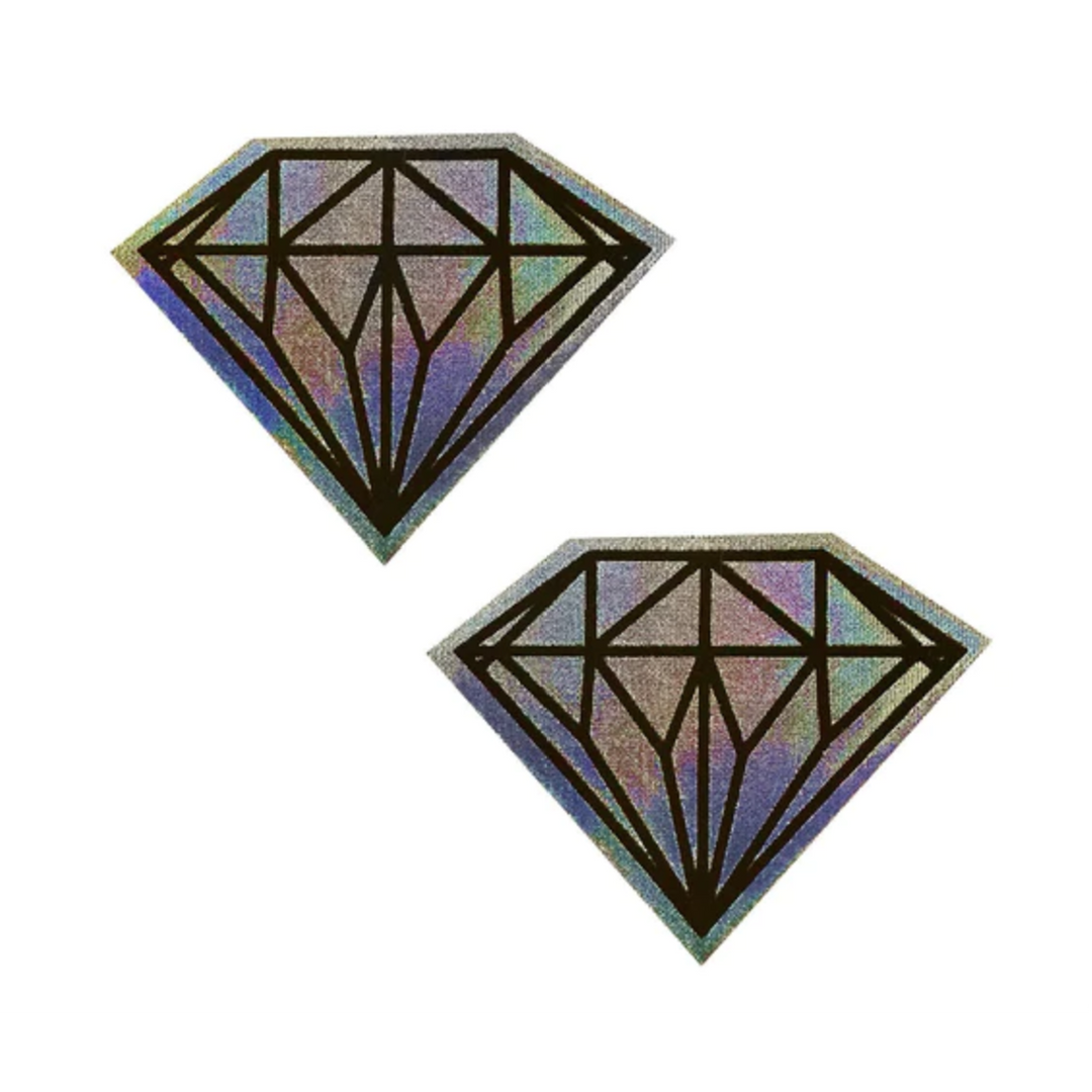 Diamonds are Forever Holographic Nipple Cover Pasties