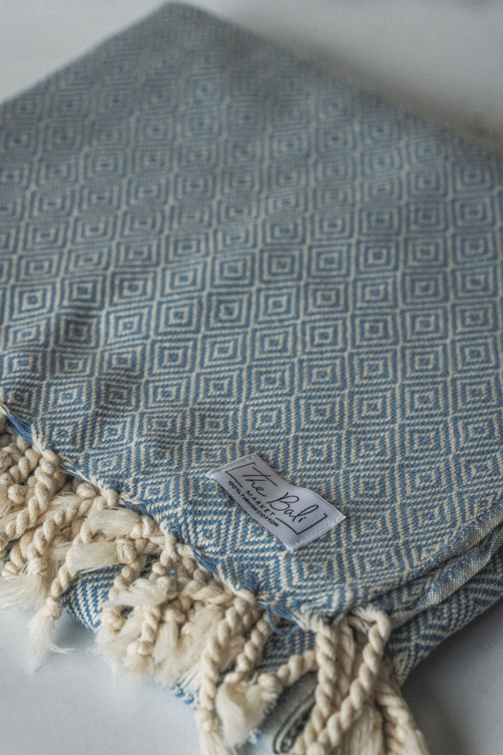 Diamond Turkish Towels – Luxurious Bath or Throw Blanket