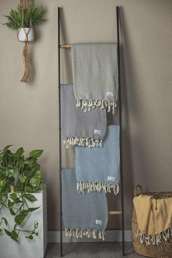 Diamond Turkish Towels – Luxurious Bath or Throw Blanket