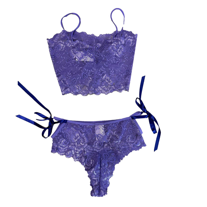 Hydrangea Lace Stretch Bralette Set