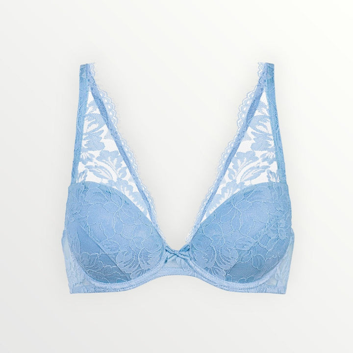 Amazing Smart Plunge Bra | Angel Blue