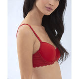 Amorous Demi Spacer Bra | Ruby Red