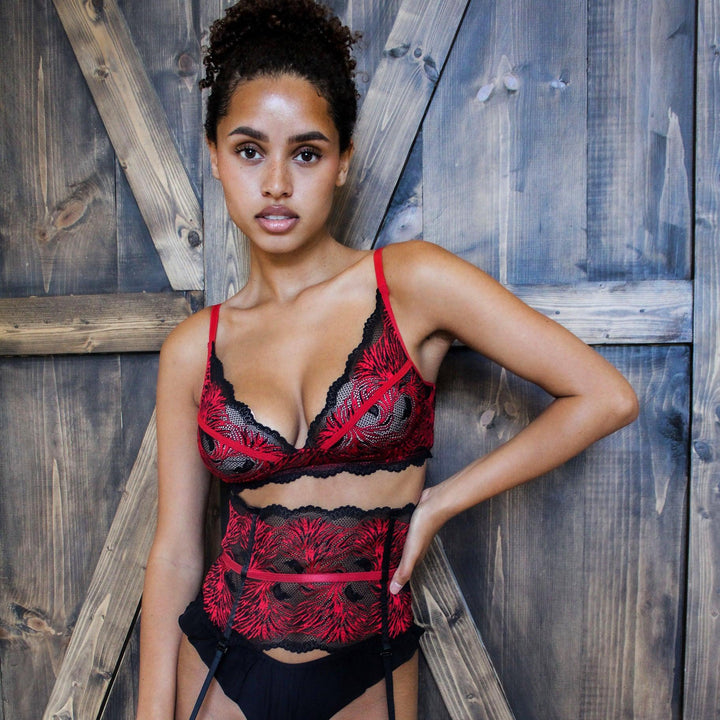Pomegranate Love Comfy Lace Bralette