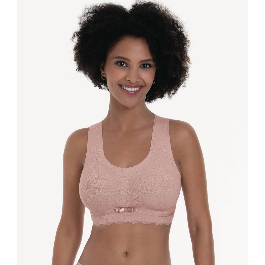 Seamless Wirefree Everyday Smoothing Bra | Rosewood