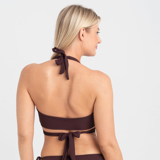 Venus Wrap Top Bikini | Cocoa