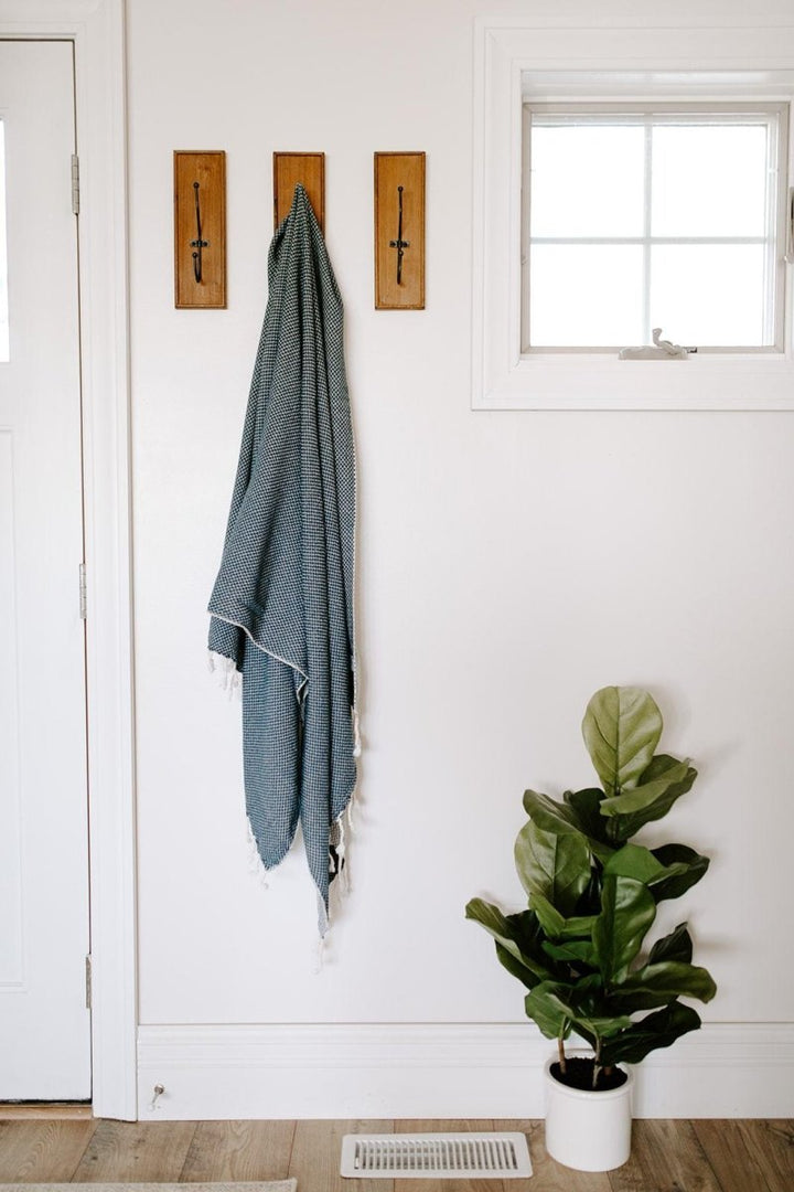 Waffle Weave Turkish Bath Towel – 40”x70” Organic Cotton, Soft & Absorbent
