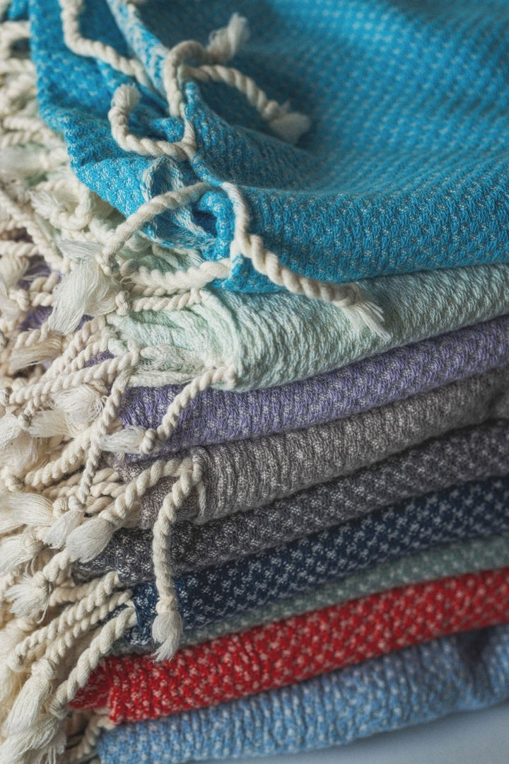 Waffle Weave Turkish Bath Towel – 40”x70” Organic Cotton, Soft & Absorbent
