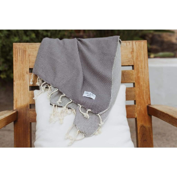 Waffle Weave Turkish Bath Towel – 40”x70” Organic Cotton, Soft & Absorbent