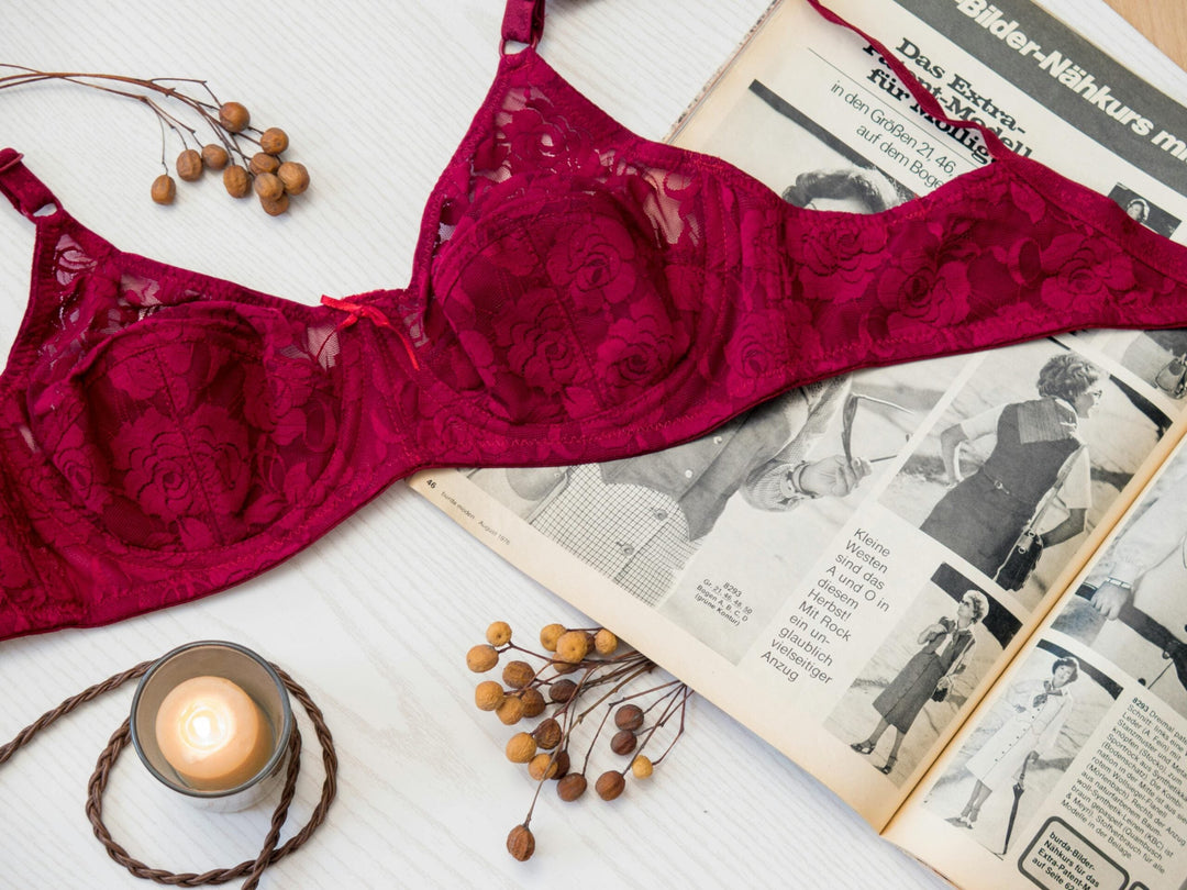 Elegant woman wearing lingerie layering with blazer, showcasing 2026 lingerie trends