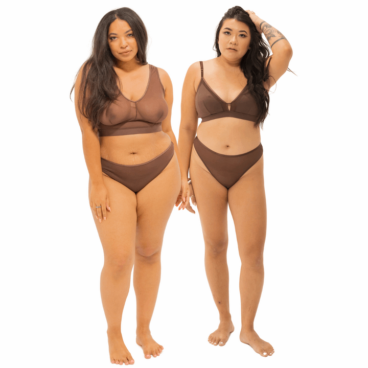 Nude Shade Bralette & Tank Bra