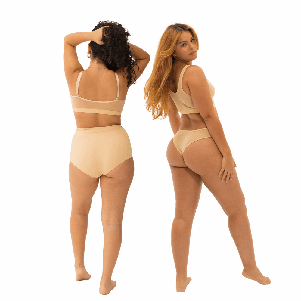 Nude Shade Bralette & Tank Bra