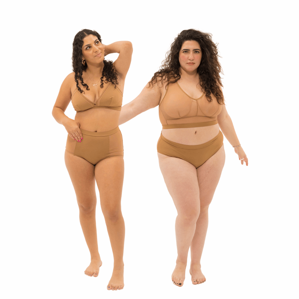 Nude Shade Bralette & Tank Bra