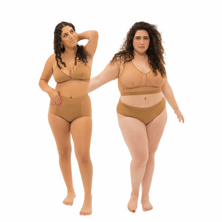 Nude Shade Bralette & Tank Bra