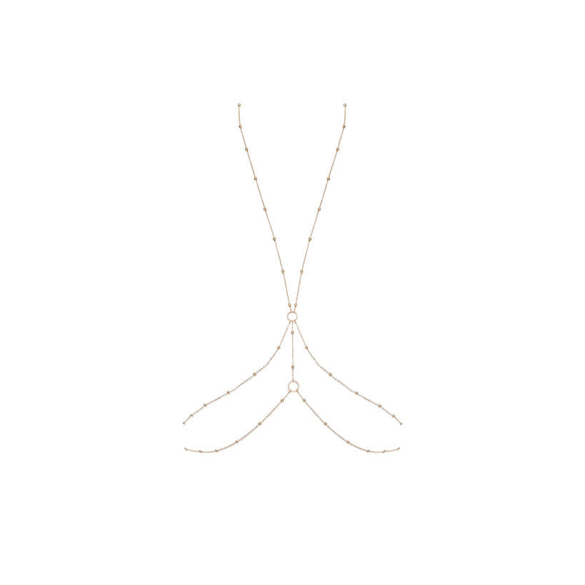 Bluebella Kahlo gold harness