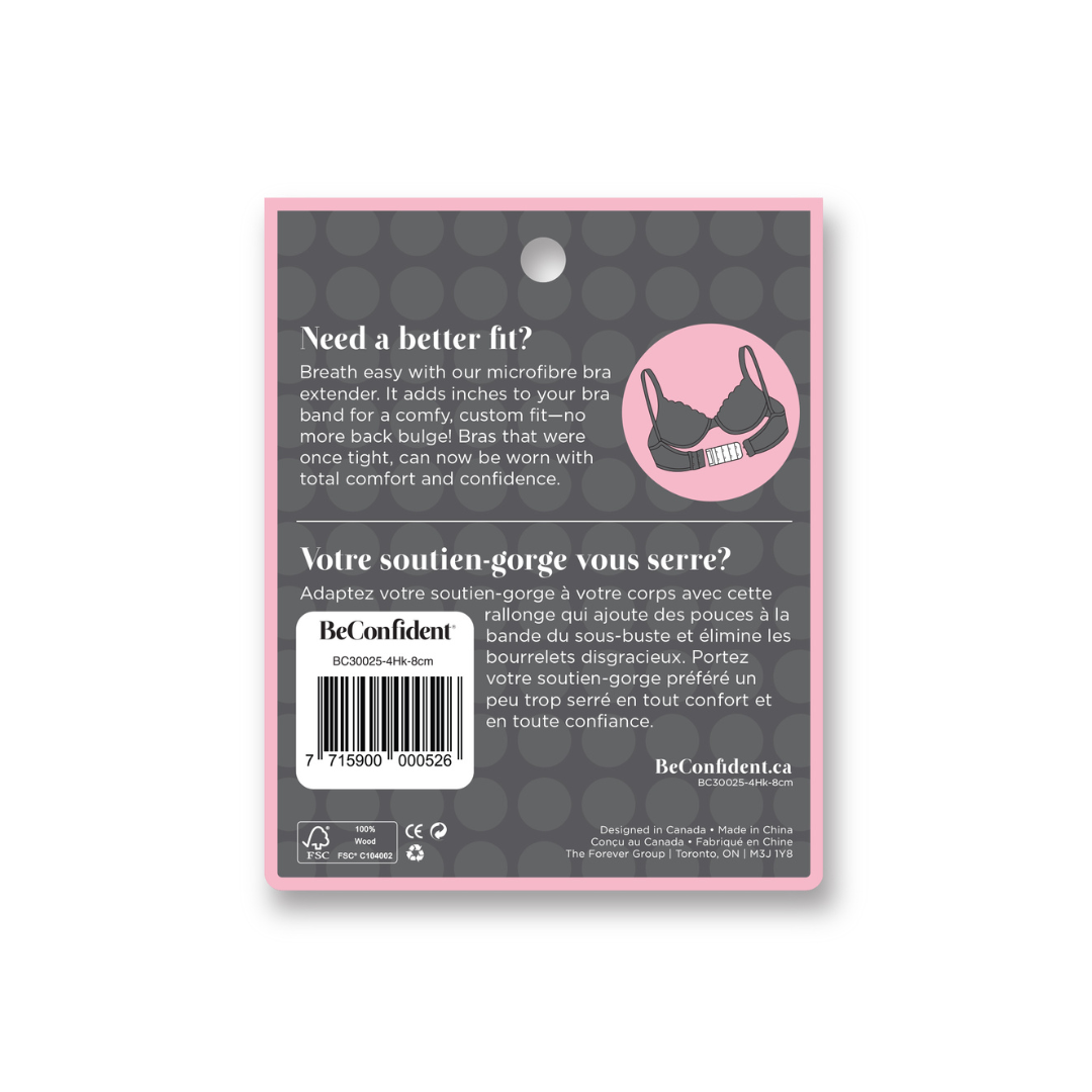 Bra Extenders Multi-Packs (Beige, White, Black)