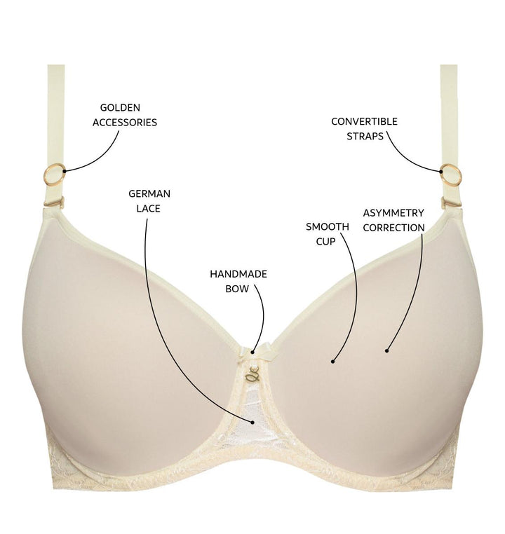 Amelia Strapless Bra | Powder Rose