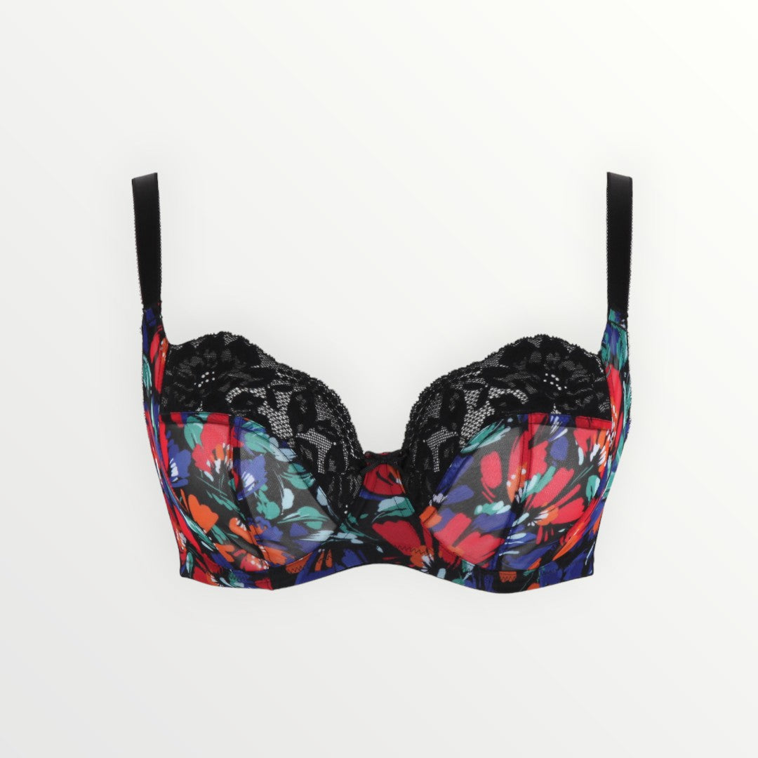 Nina Balcony Bra | Disco Floral