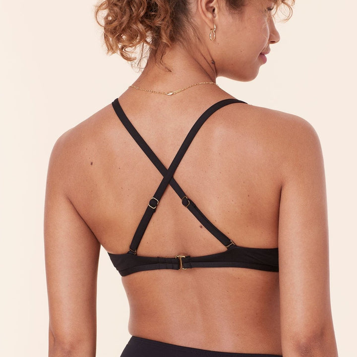 The Valencia Top - Flat - Black