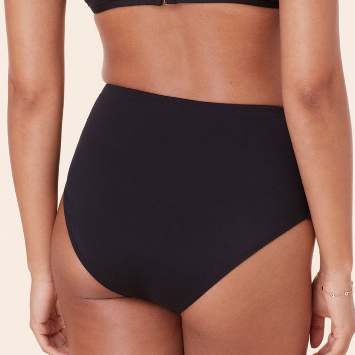 The High - Waisted - Bottom - Eco Nylon - Black