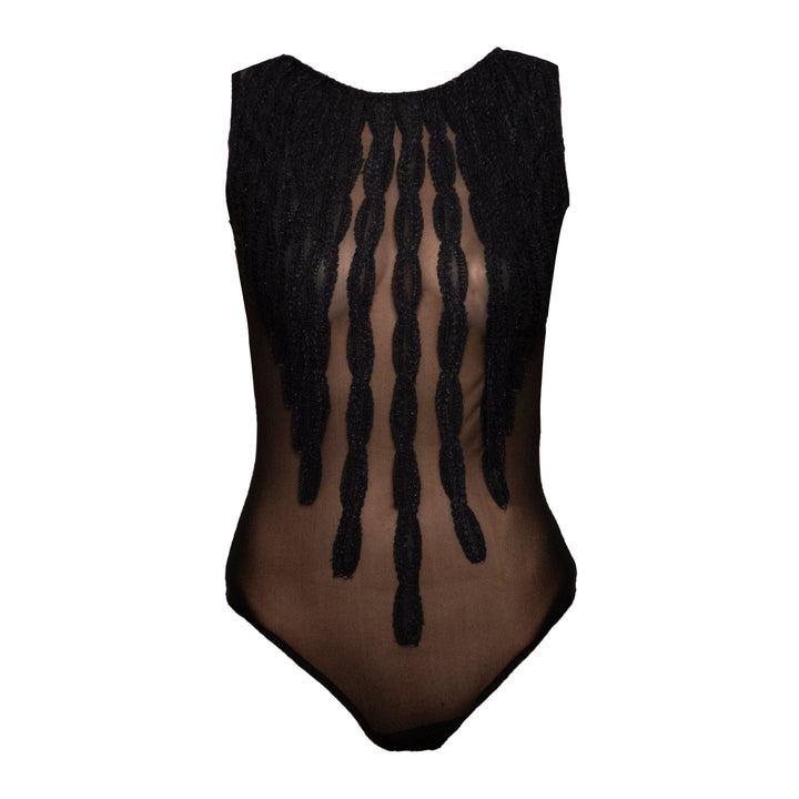 Paradox Cascade Black Bodysuit