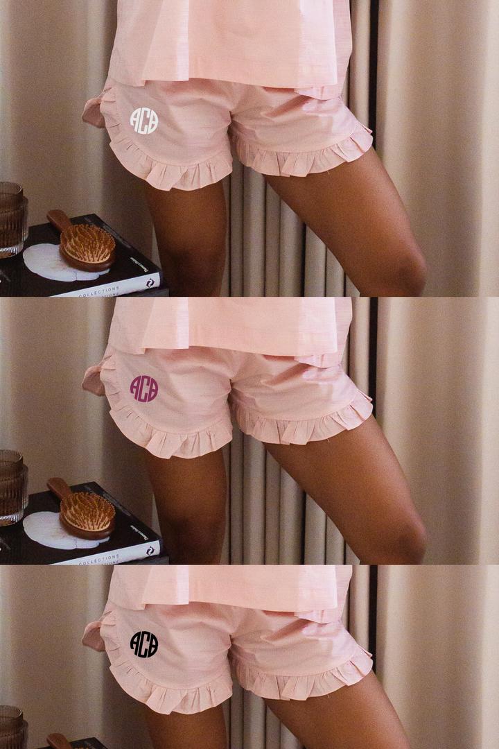 Bow Knot Pajamas - Blush