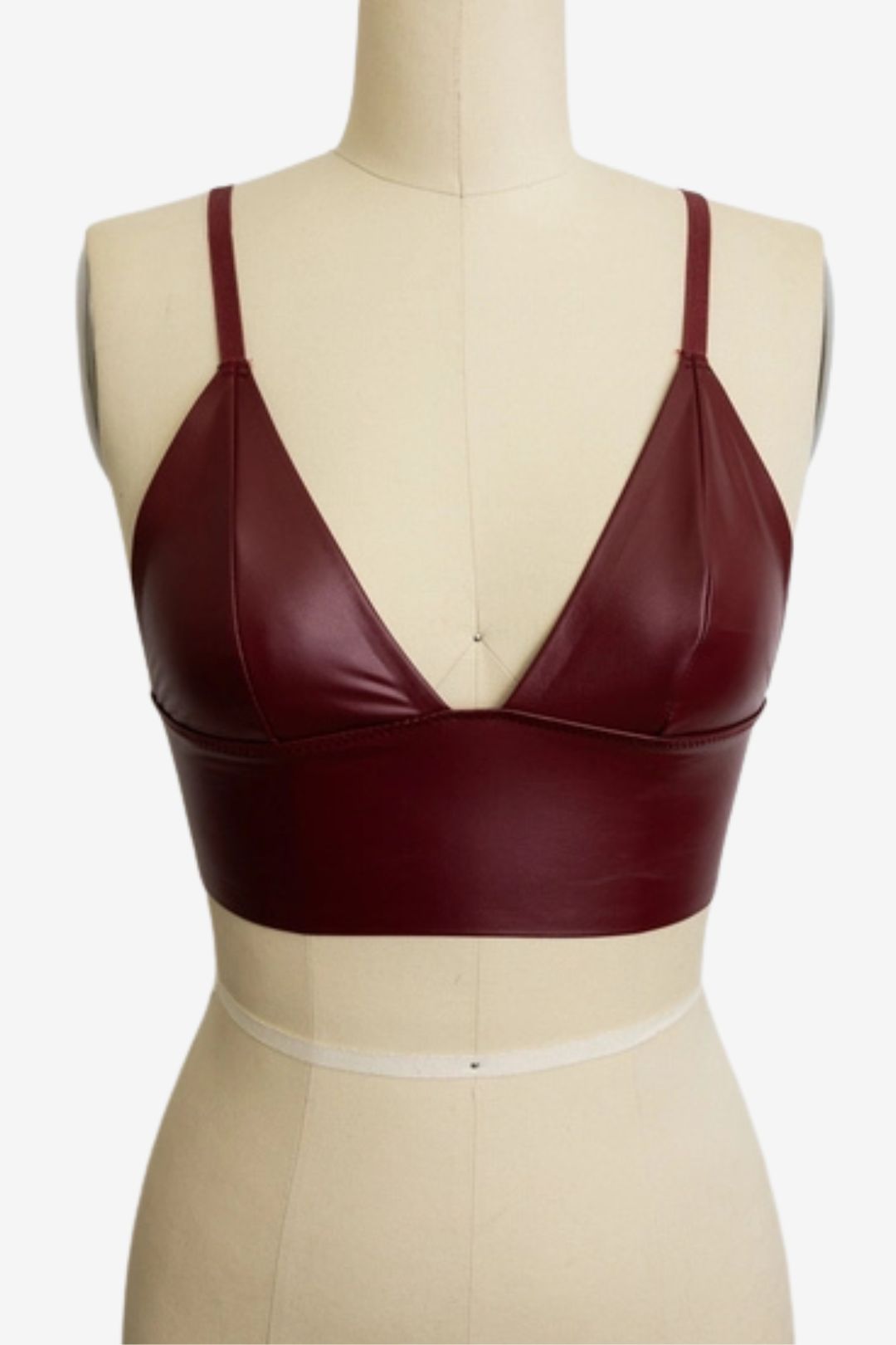Faux Leather Bralette | Multiple Colors