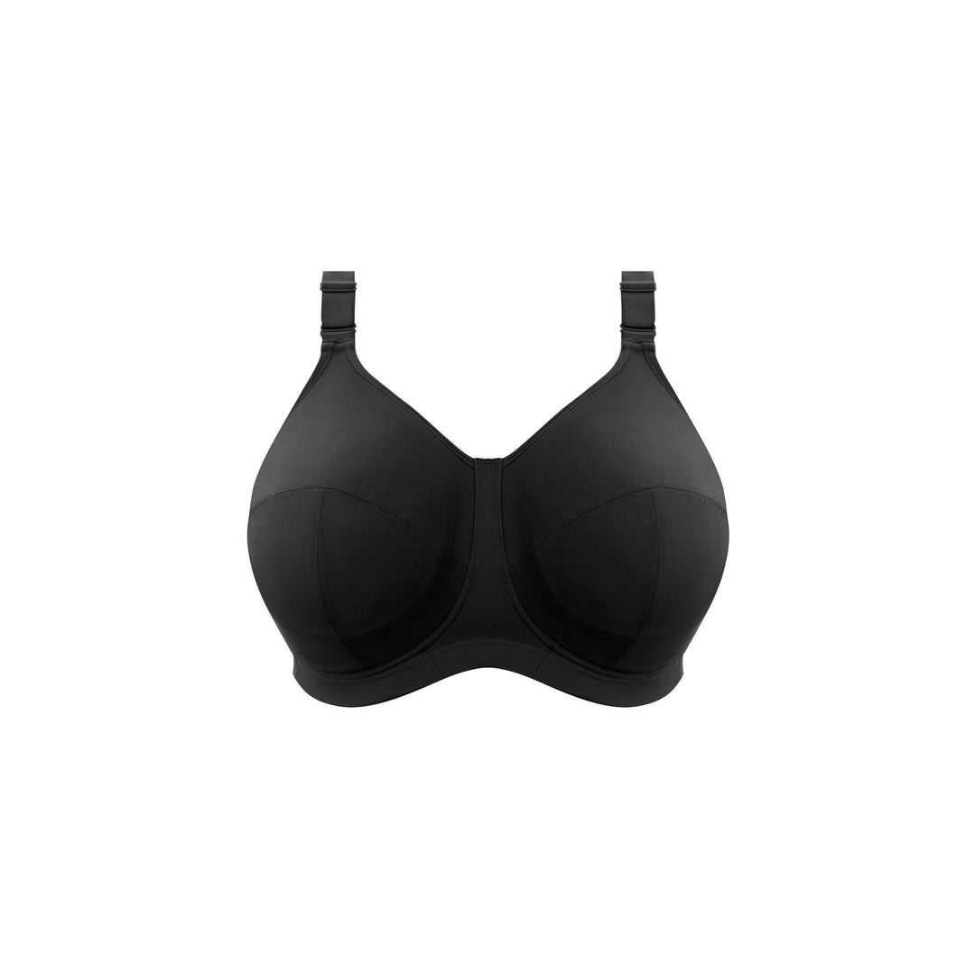 Goddess Plus size non-wire bra for large breasts black