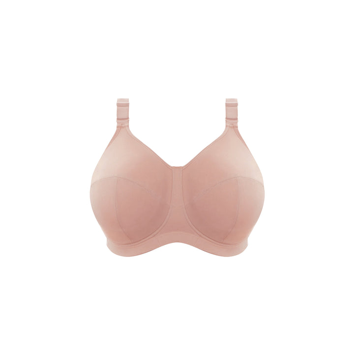 Goddess Plus size non-wire bra for large breasts fawn color