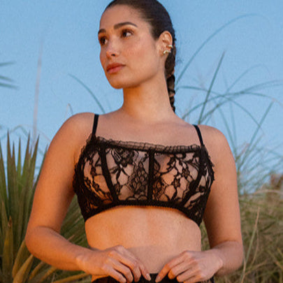 Paradox French Lace Corset Bra