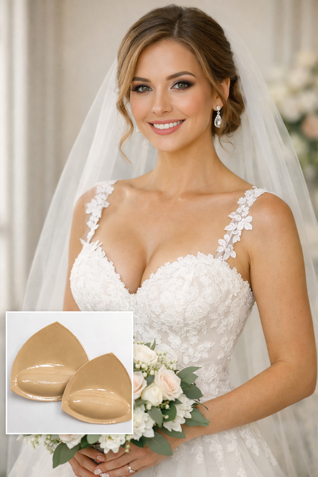 Double-Sided Adhesive Push-Up Inserts