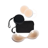 Core Capsule | BLACK - x2 travel cases + x1 stick-on bra + x1 pair of nipple covers