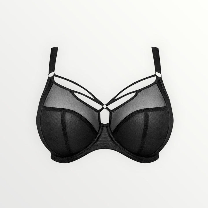 Elomi Sachi Bra in Black with Strappy Detail