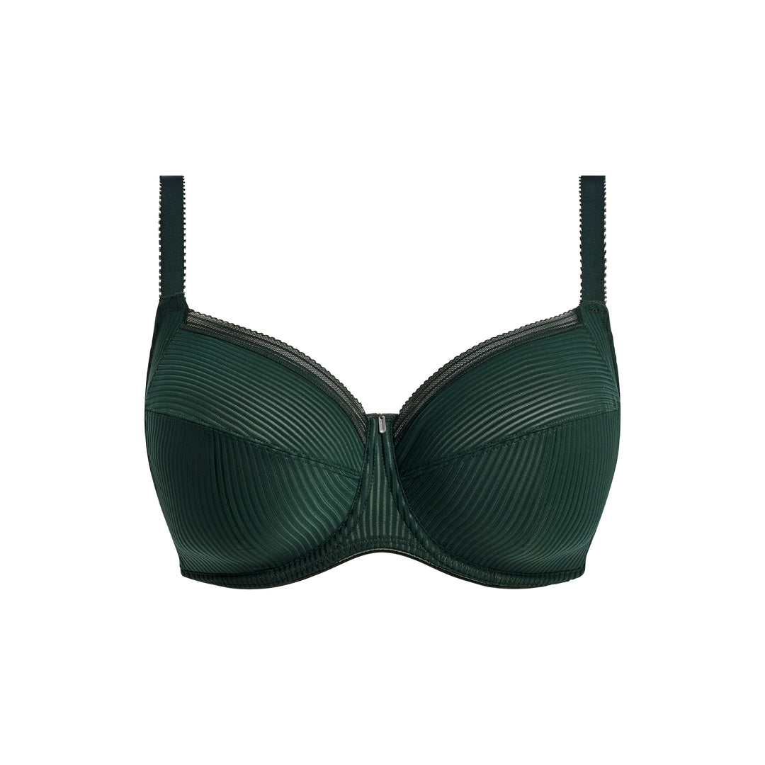 Large bust bra evergreen full support balcony bra
