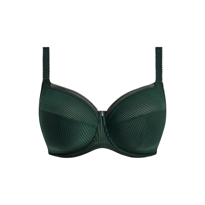 Large bust bra evergreen full support balcony bra