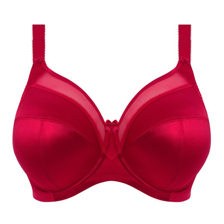 Goddess plus size Keira bra crimson for large breasts