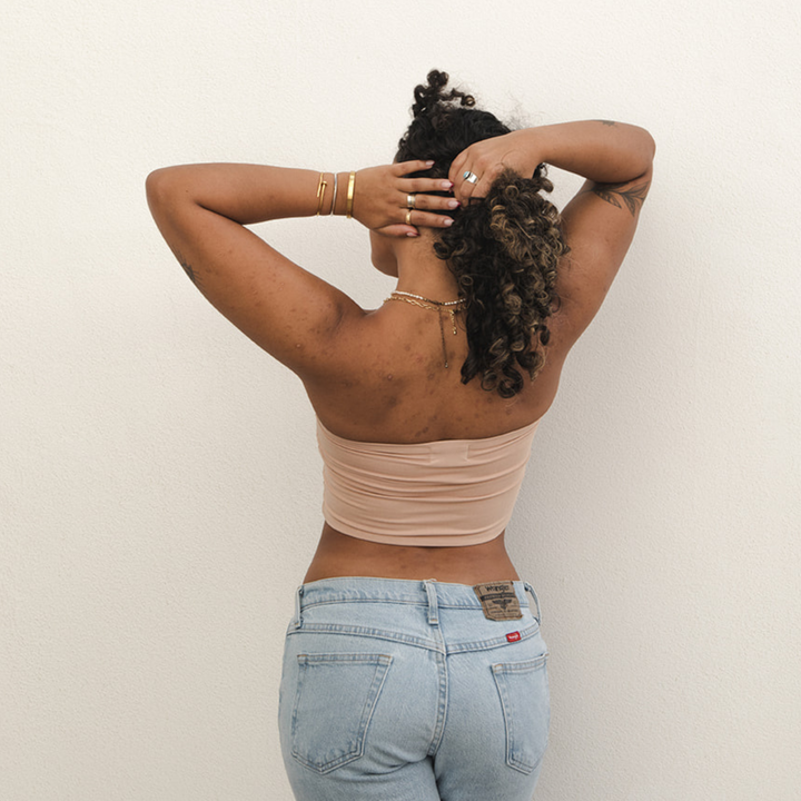 The Hunter Double Layer Bandeau | Light Nude