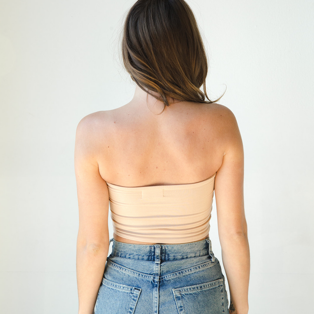 The Hunter Double Layer Bandeau | Light Nude