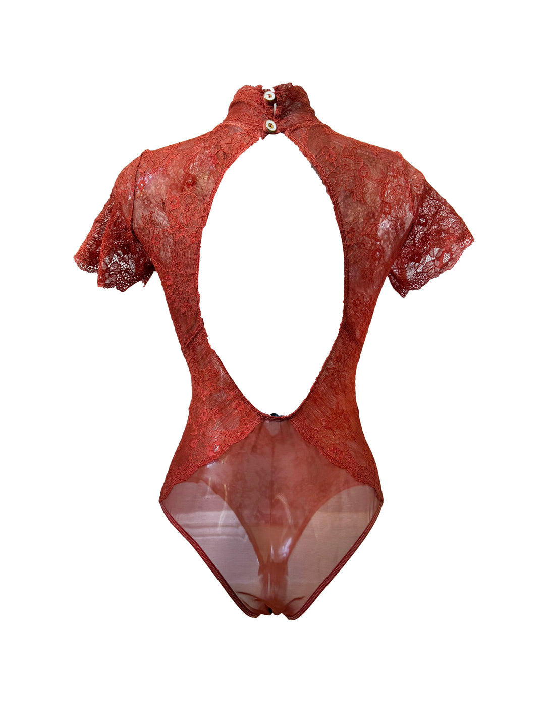 Magmatica Lava Lace and Mesh Bodysuit
