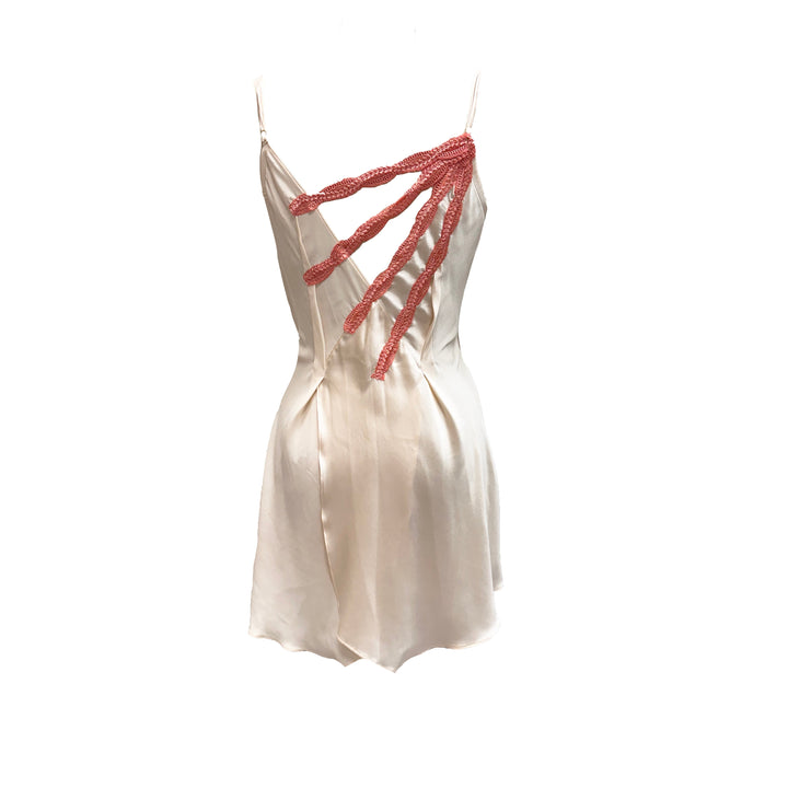 Splash Silk and Viscose Wrap Nightie