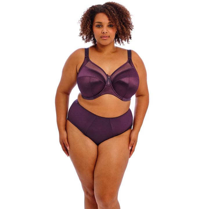 Keira Underwire Full Coverage Bra | Blackberry