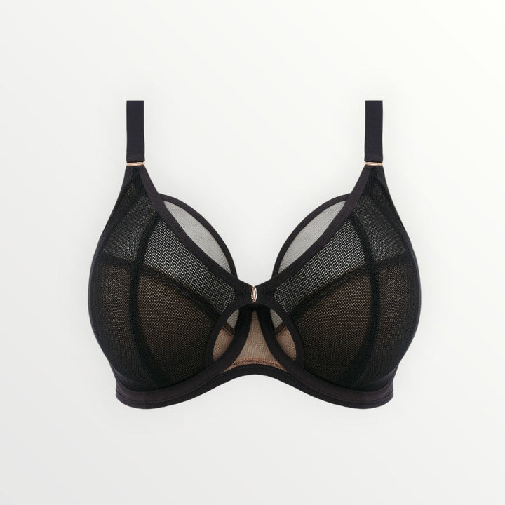 Kintai Full Support Plunge Bra | Black