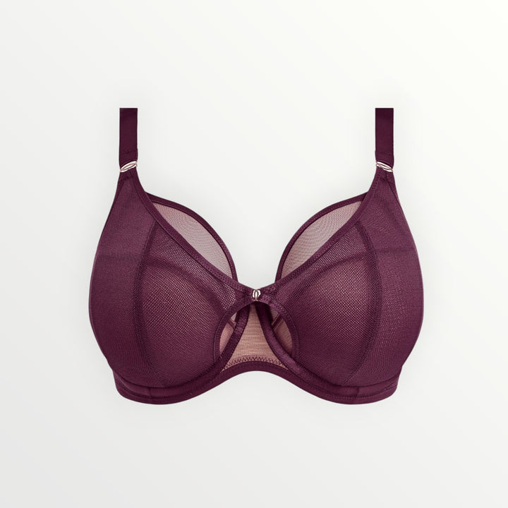 Kintai Full Support Plunge Bra | Blackberry