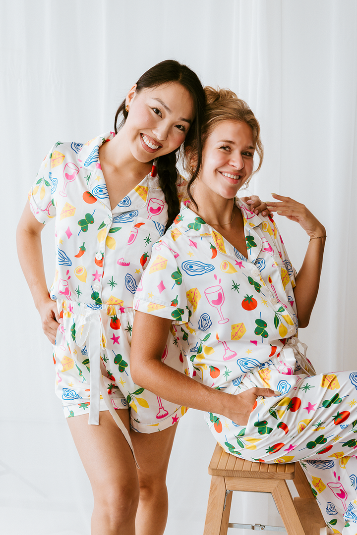 Life of Leisure Satin Pajamas