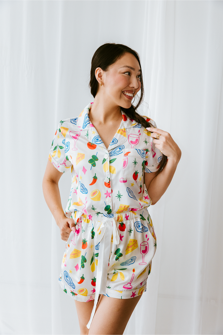 Life of Leisure Satin Pajamas